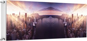 Mágneses Radiátorszőnyeg 140x60 Város Fotótapéta