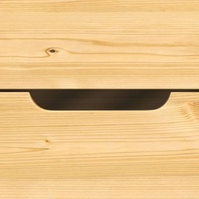 vidaXL IRUN tömör fenyőfa kanapéágy 2 fiókkal 90 x 200 cm
