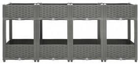 polipropilén magaságyás 160 x 40 x 71 cm