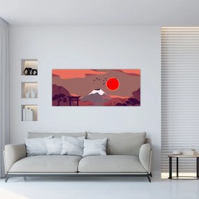 Kép - Fuji hegység (120x50 cm)