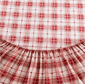 Mikroszálas lepedő TARTAN HEART színes 180x200 cm