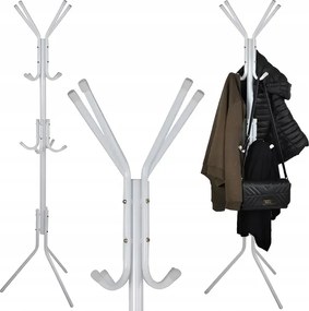 Akasztós Padlóállvány Álló Loft Stabil Fehér