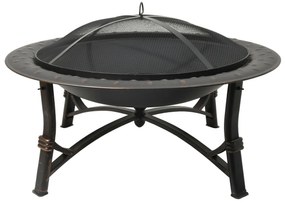 Cattara 13011 Kandalló Teide fedővel, 88,5 x 88,5x 53,5 cm