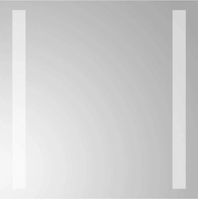 vidaXL LED-es fürdőszobatükör 30x30 cm