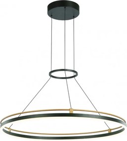 ITALUX PND-54638R-28W-3K-BK-GD MERLOT Modern Led Függesztett Lámpa IP20