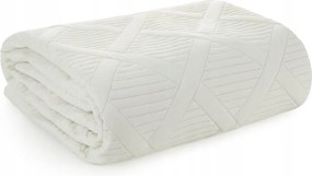 Ágytakaró ALARA/5 170x210 krém geometrikus mintás steppelt glamour