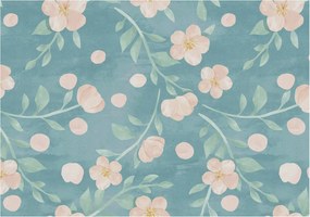 Tapéta Flizelin Falfestmény Prémium Virágos elegancia 208x146 Ragasztó