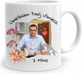 Bögre Politikus Miniszterelnök Mateusz Morawiecki Pis