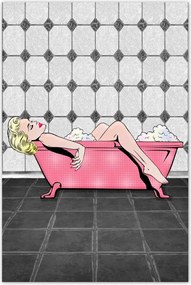 Poszterek 80x120 Marylin Monroe a kádban