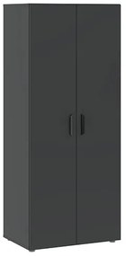 BASIC Ruhásszekrény Fekete Színben 74 cm 2D