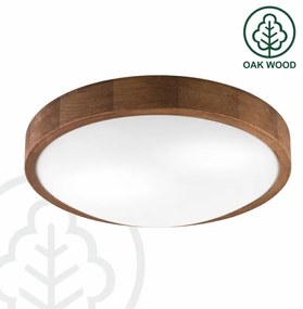 Brilagi - LED mennyezeti lámpa CARVALHO SLIM 2xE27/60W/230V tölgy-cseresznye 37