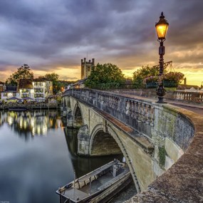 Poszter 40x40cm Híd a Temze felett, Assaf Frank