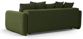 Zöld kinyitható tárolóhelyes kanapé 231 cm Elen – Micadoni