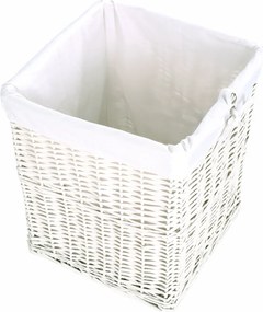 Szennyestartó kosár, fehér, RAFAELLO