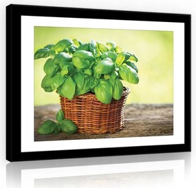 Vászonkép virágok levelek 100x75