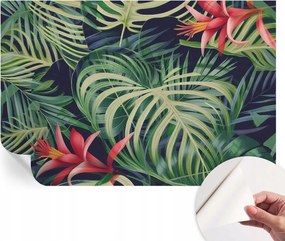 Mosható öntapadós fotótapéta étkezőbe Egzotikus növények 104x70 cm