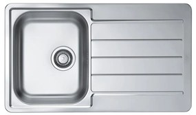 ALVEUS 1065560 - LINE konyhai mosogató 86x50 cm matt acél/szatén