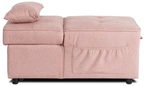 Ágyazható Fotel Rózsaszín Színben. IBERIS 67 cm