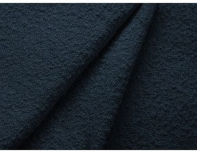 Sötétkék buklé kanapé 208 cm Poppy – Micadoni