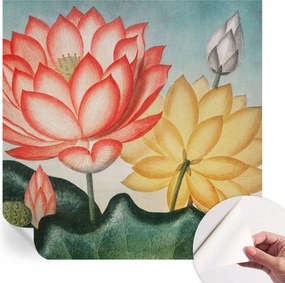 Öntapadós Dekoratív Fotótapéta Hálószobába Lótusz virágok 250x250 cm