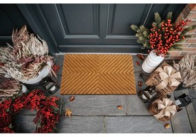 Kókuszrost lábtörlő 45x75 cm Geometric – Hanse Home