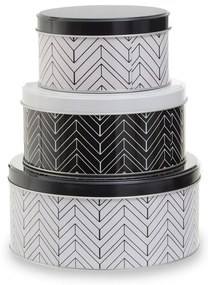 Élelmiszertartó fém doboz szett 3 db-os Urban – Premier Housewares