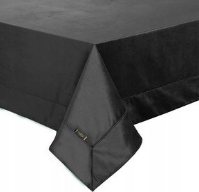 Abrosz dekoratív Velvet 145x220 Eurofirany fekete