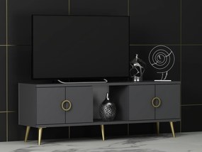 TV asztal/szekrény Tesobu (antracit) . Akció -21%. 1095206