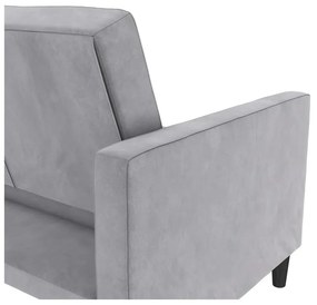 Világosszürke bársony kanapé 207 cm Presley – Støraa