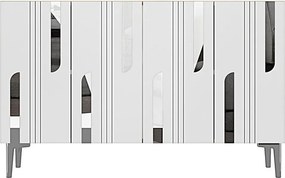 Nota 120 - Sapphire Oak, White, Silver