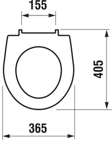 JIKA H8933813000001 - WC-ülőke SoftClose LYRA duroplast/fehér