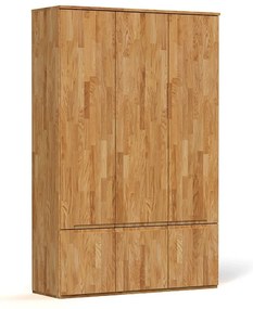 Tölgyfa ruhásszekrény 135x206 cm Vento 3 - The Beds