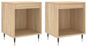 2 db sonoma tölgy éjjeliszekrény 40 x 35 x 50 cm