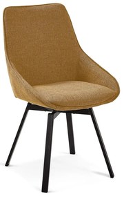 Haston mustársárga forgószék - Kave Home
