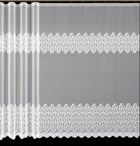 Mg Függöny jacquard 4463 Fehér 200X245cm Kész Szalaggal Skr M