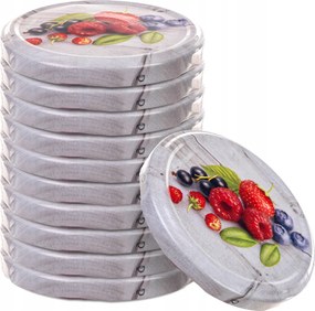 Befőttesüveg Kupakok Fedél FI82 Befőttesüveg Kupakok Befőttek 10x