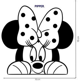 PIPPER. Matrica a kapcsoló felett "Minnie"