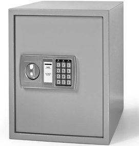 Security elektromos bútorszéf 35 x 40 x 40 cm ezüst színű