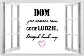 Poszterek 120x80 A ház ott van, ahol az emberek
