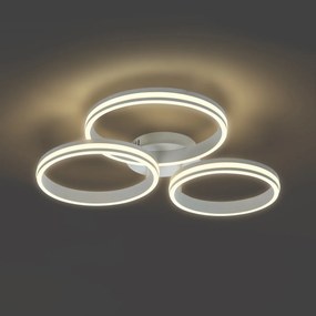 Mennyezeti lámpa fehér, LED-del, 3 lépésben dimmelhető, 3-lámpás - Navara