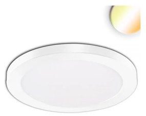 Slim Flex LED mélysugárzó, 24W, 2040lm, ColorSwitch 3000-3500-4000K változtatható fehér, 120°, CRI80, IP44, 29cm átmérő, fehér