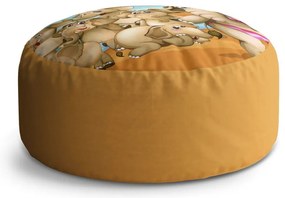 Circle zsámoly elefántok, sárga