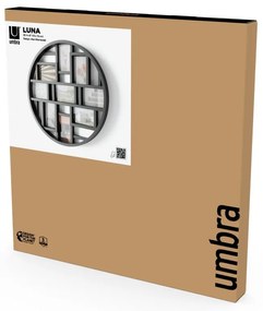 Fekete műanyag fali képkeret Luna – Umbra