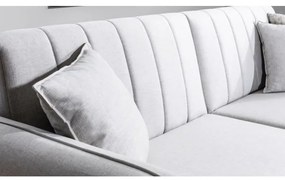 KITO kinyitható kétszemélyes kanapé, krémszínű