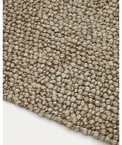 Bézs gyapjú szőnyeg 200x300 cm Lubrin – Kave Home