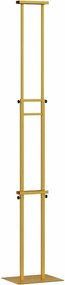 vidaXL Kiállító Állvány Arany 30 x 23,5 x 210 cm Acél