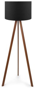 Asir Állólámpa AYD 1xE27/60W/230V fekete/barna AS0028