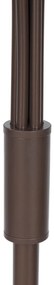 Design állólámpa bronz színű bronz üveggel, 5 égős - Athén