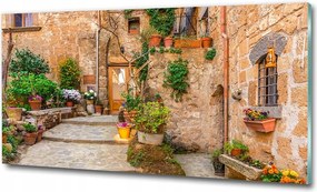 Fotó üveg kép Naplemente híd 125x50