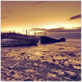 Poszterek 100x100 Régi halászcsónakok